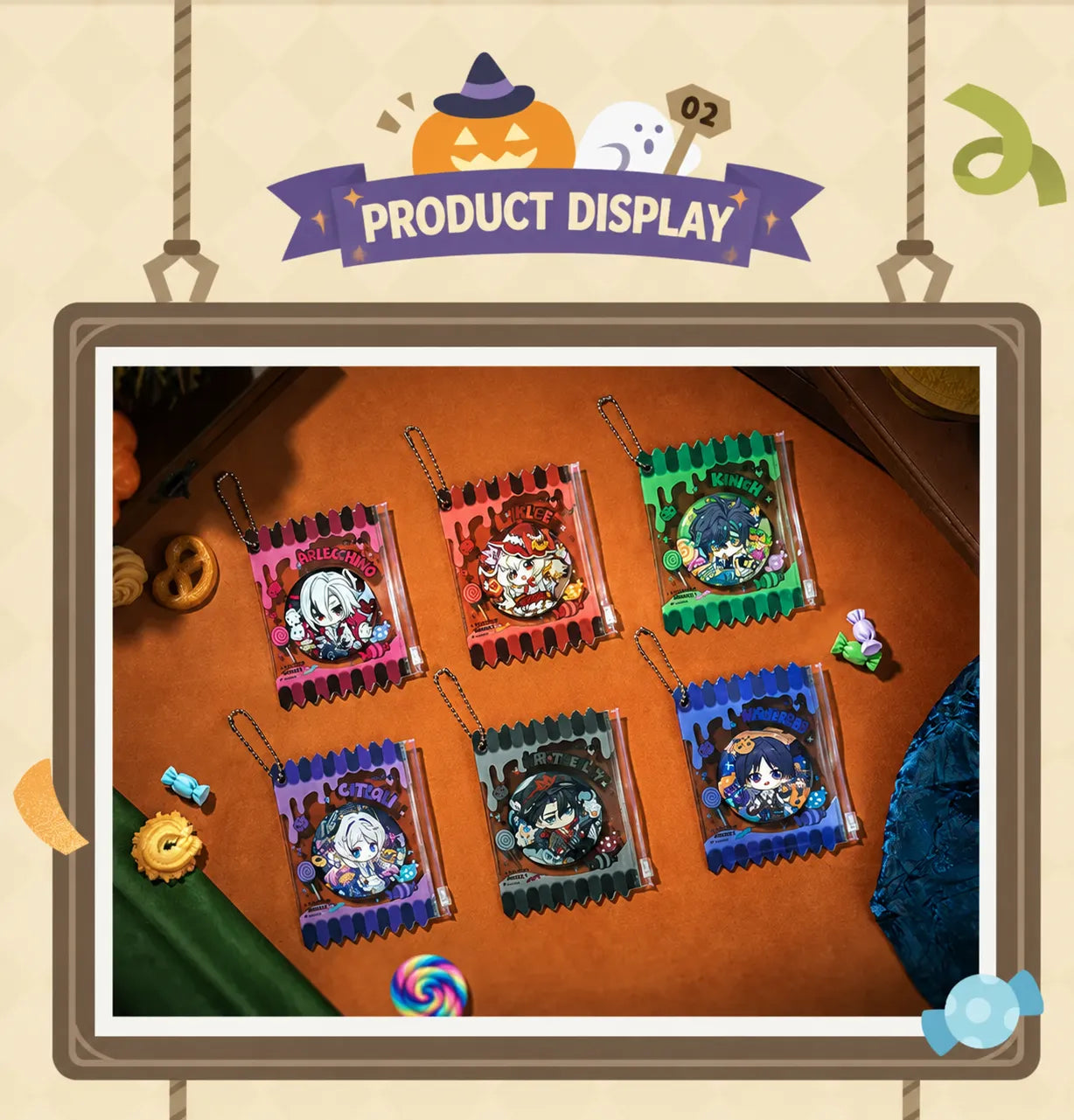 Genshin Impact Immernachtreich Reverie Series badge featuring partial glow in the dark effect