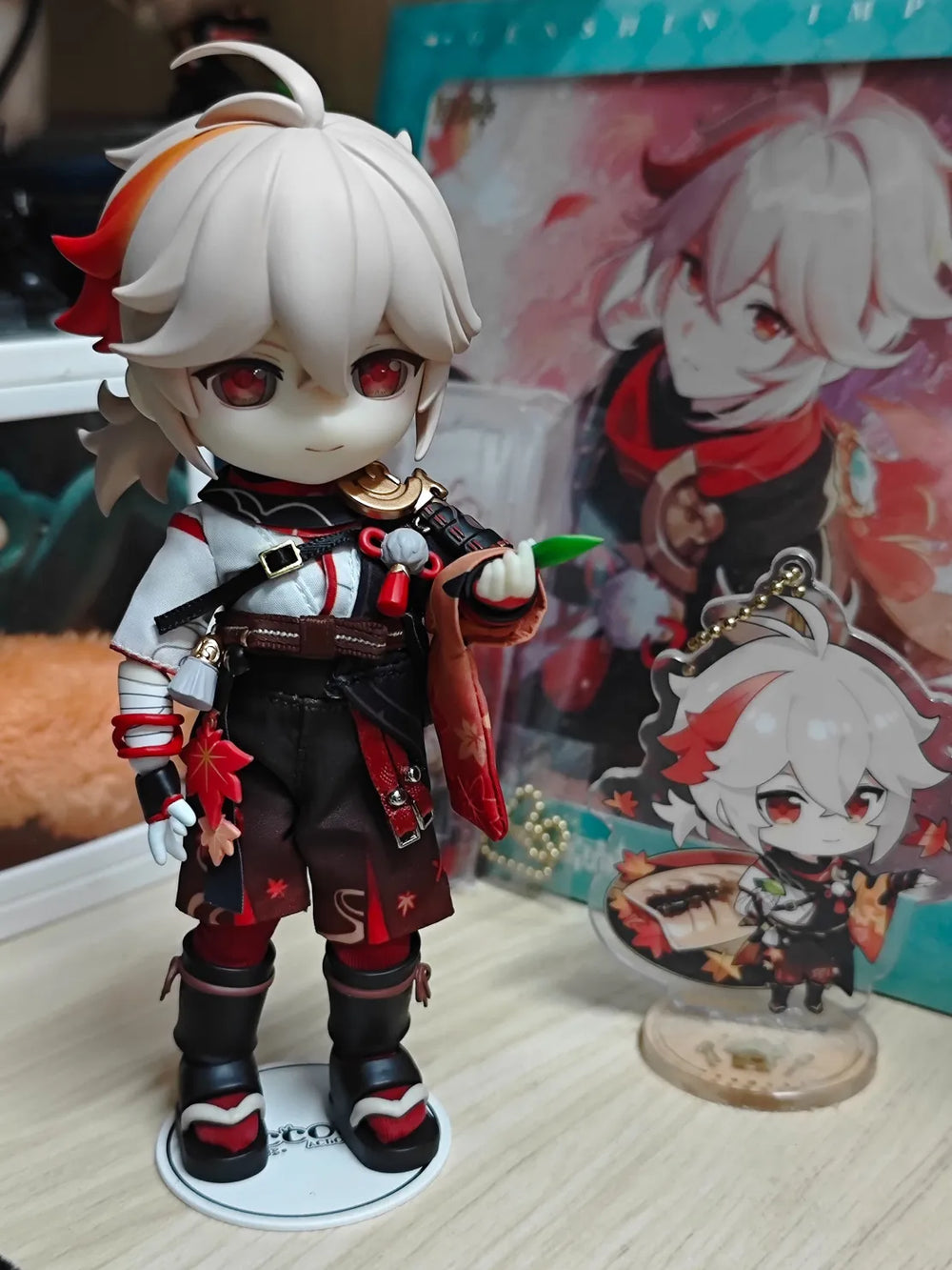 Genshin Impact Kaedehara Kazuha Figurine Articulée Interchangeable