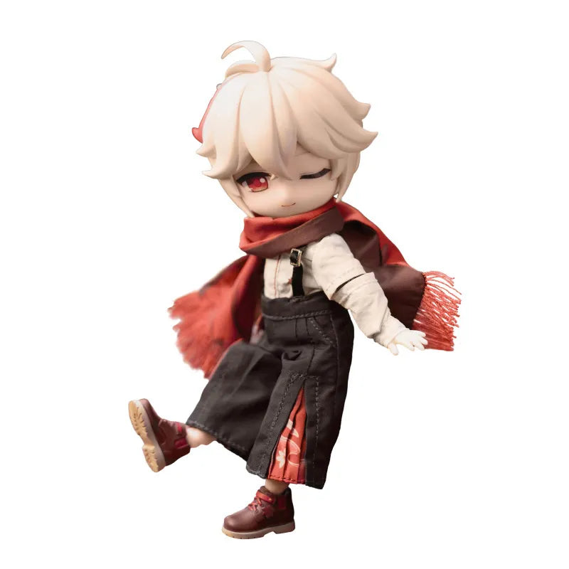 Kaedehara Kazuha outfit changeable figure set on white background