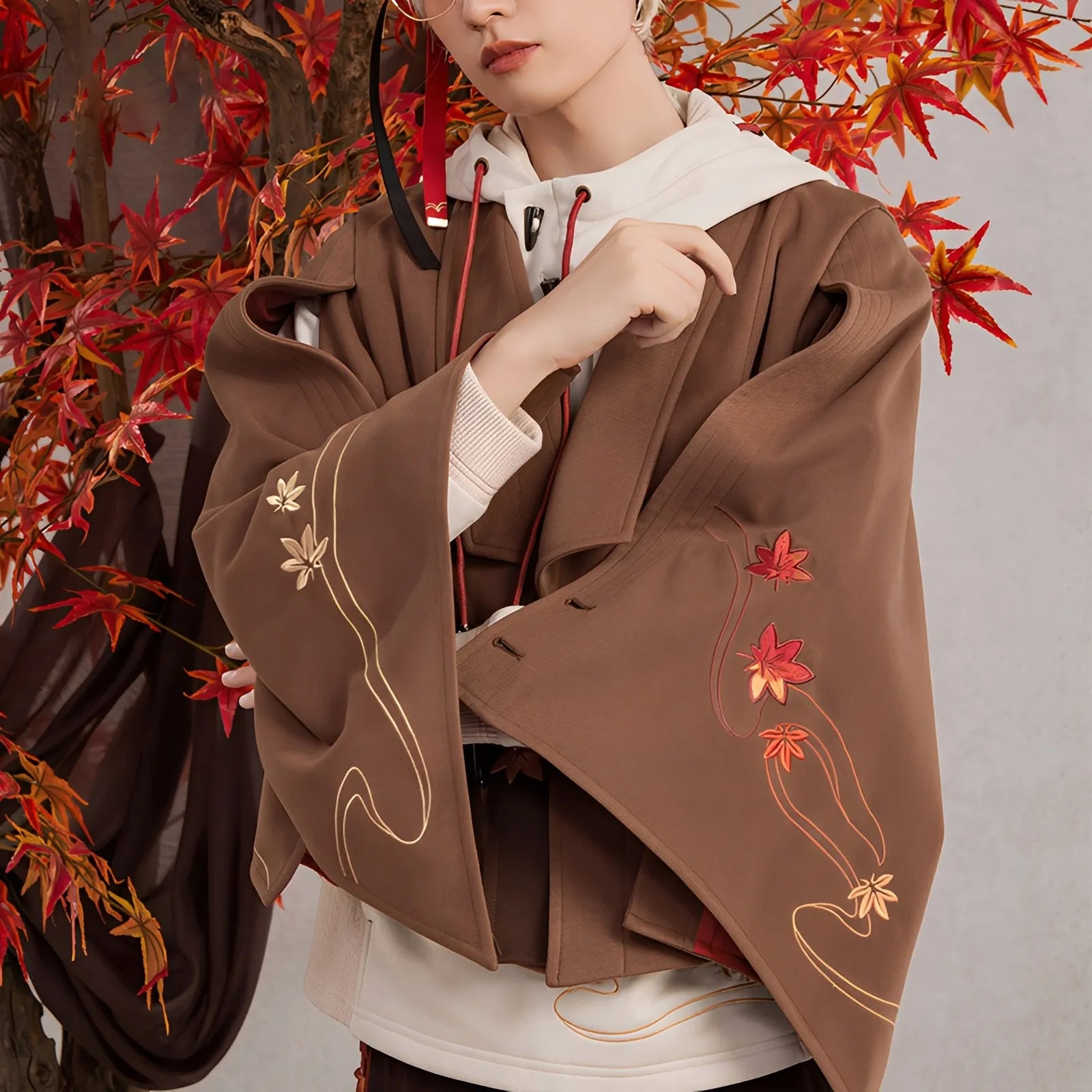 Genshin Kaedehara Kazuha casual jacket detailed outerwear fashion display