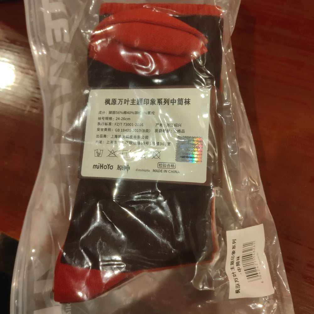 原神 楓原万葉 テーマ クルーソックスセット