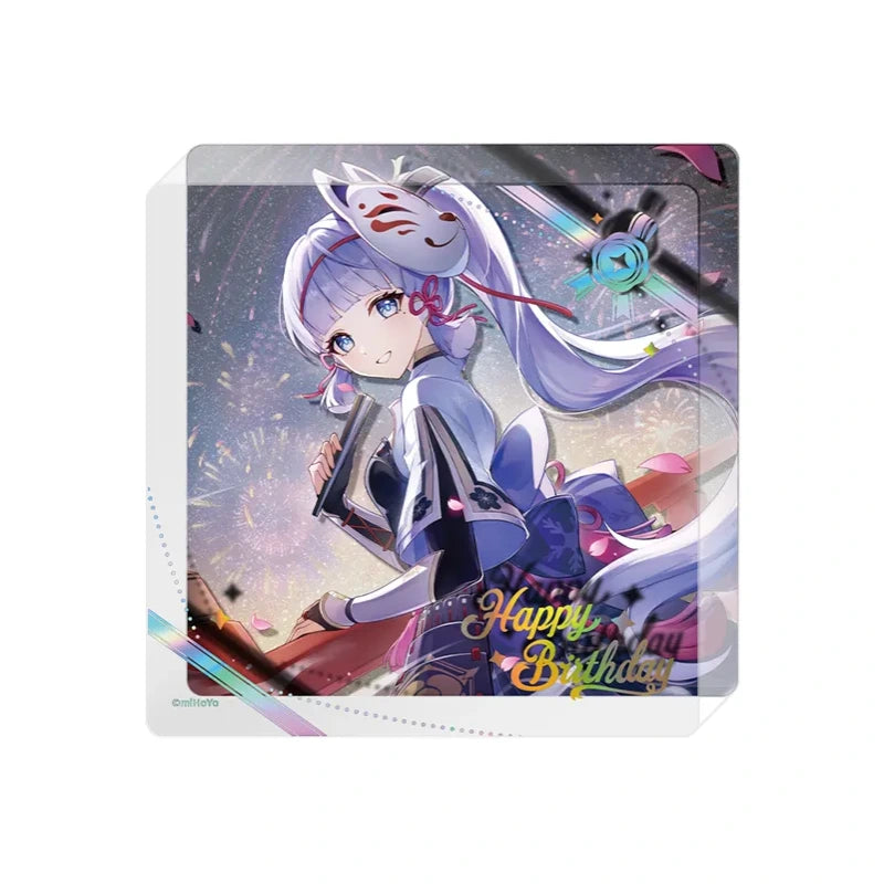 Genshin Impact Kamisato Ayaka Day of Destiny Series Character Acrylic Coaster