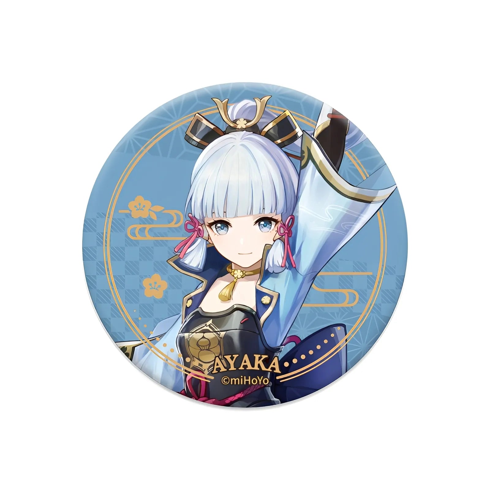 Genshin Impact Kamisato Ayaka Inazuma character badge collectible anime pin
