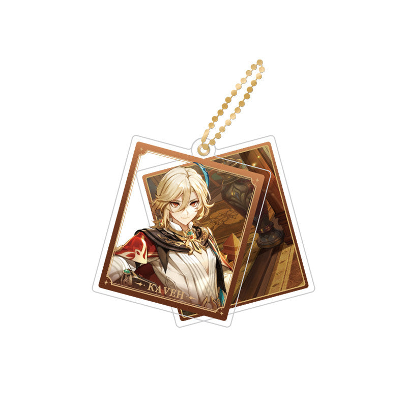 Genshin Impact Kaveh rotating double-sided acrylic keychain