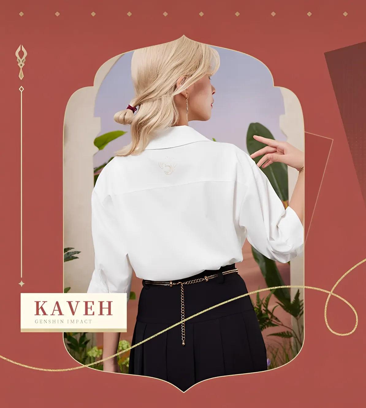 kaveh shirt fabric texture breathable material close up