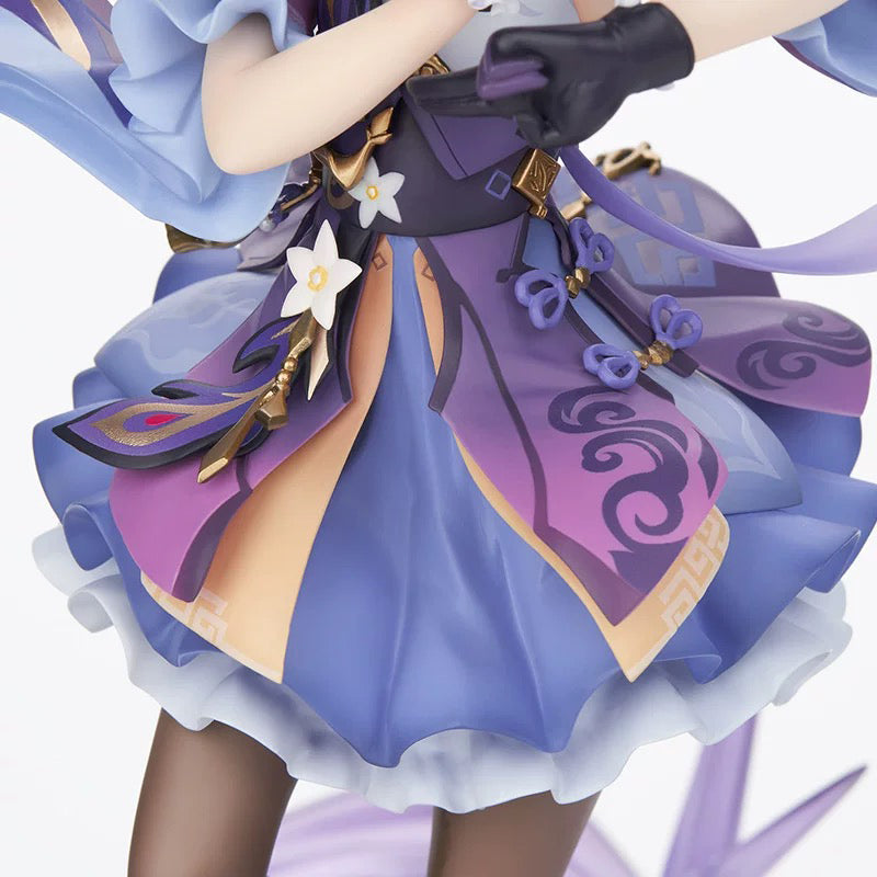 Detailed front view of Keqing Driving Thunder 1/7 scale figure costume and accessories