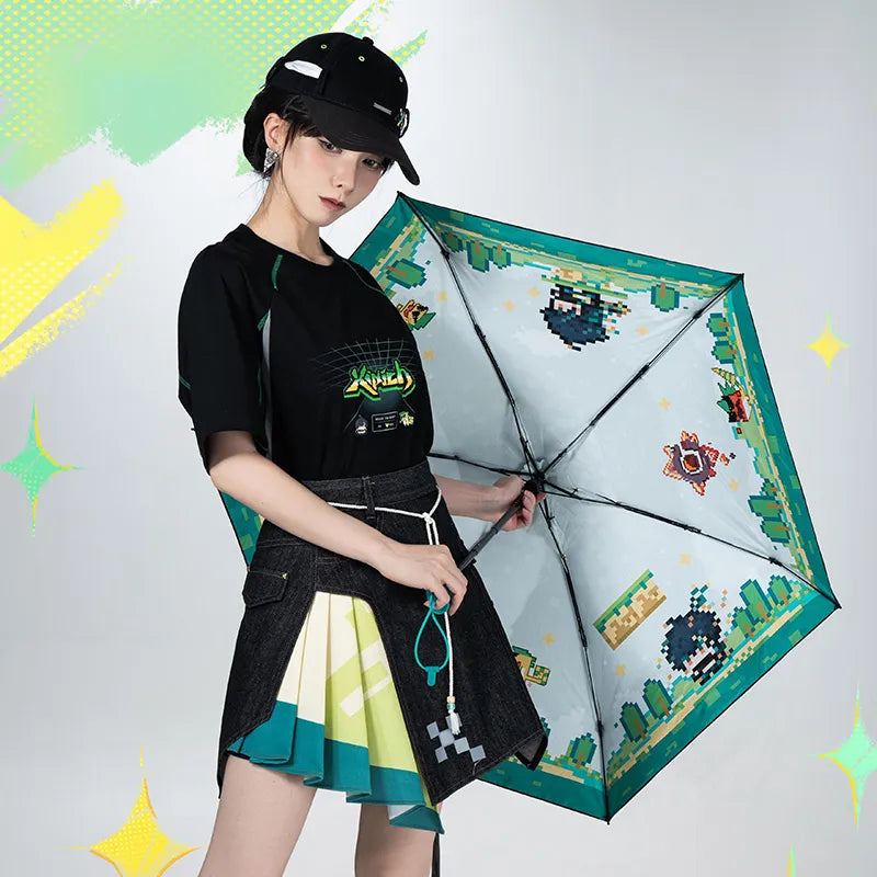 Genshin Impact Kinich Shade Umbrella Sparks and Summits Series Front View