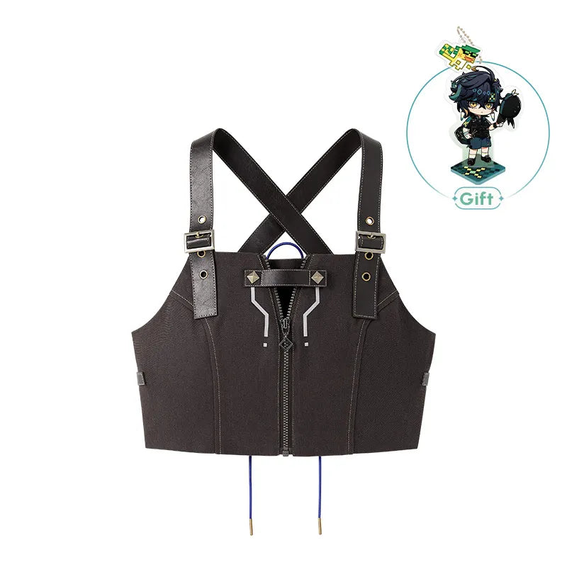 Genshin Impact Kinich Themed Impression Series Cropped Patchwork Vest product