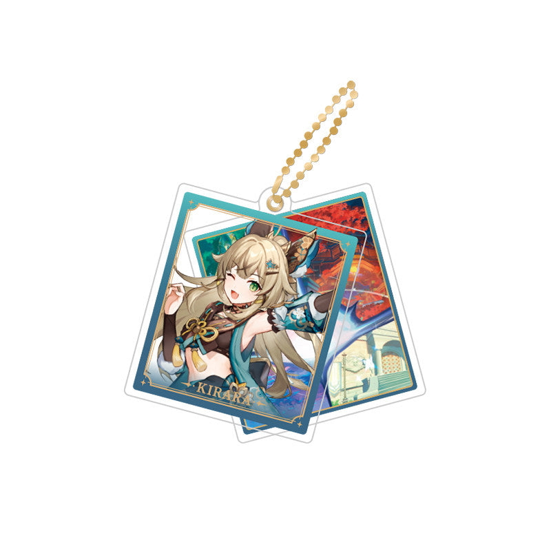 Genshin Impact Kirara rotating double-sided acrylic keychain