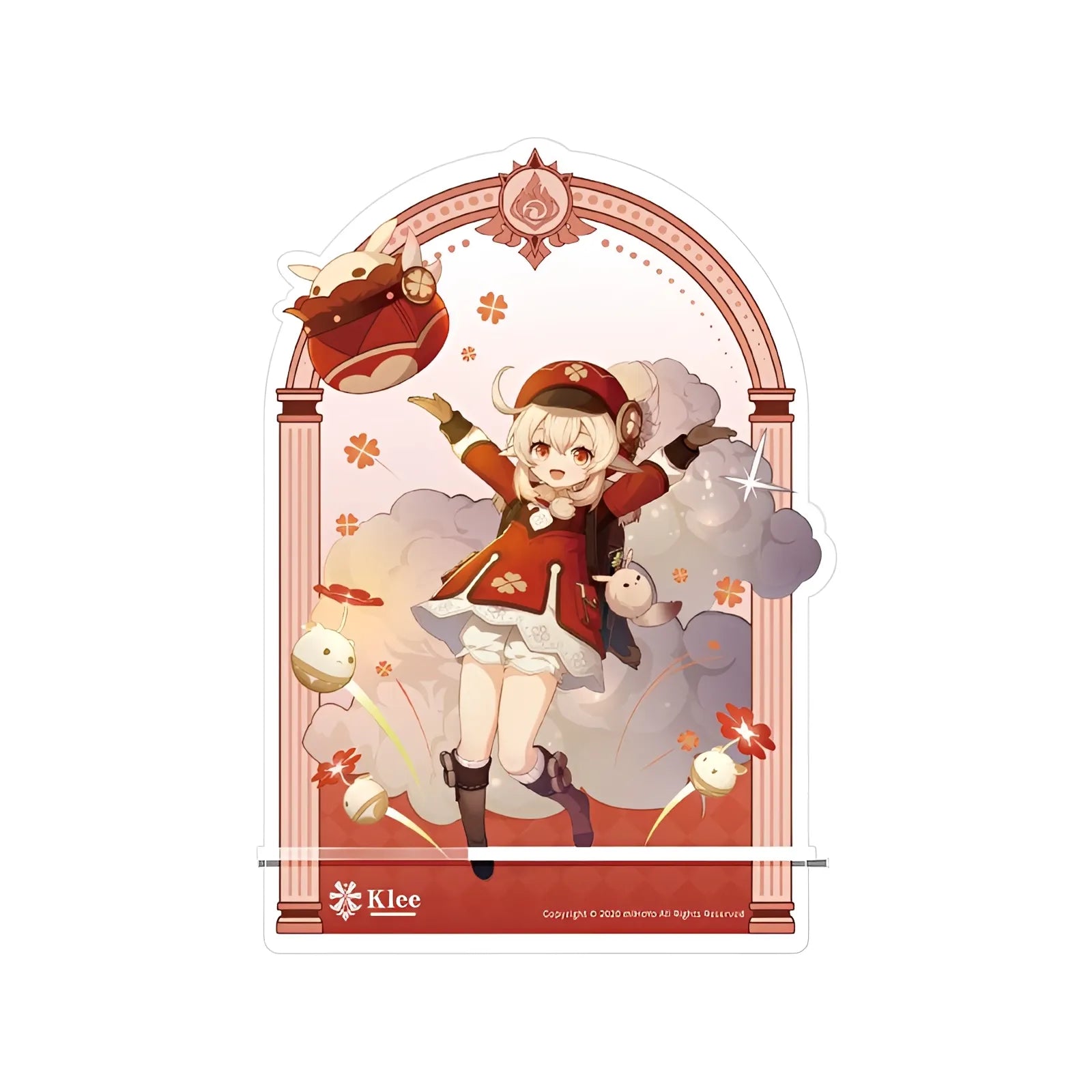 Genshin Impact Klee character acrylic phone stand anime desk display collectible