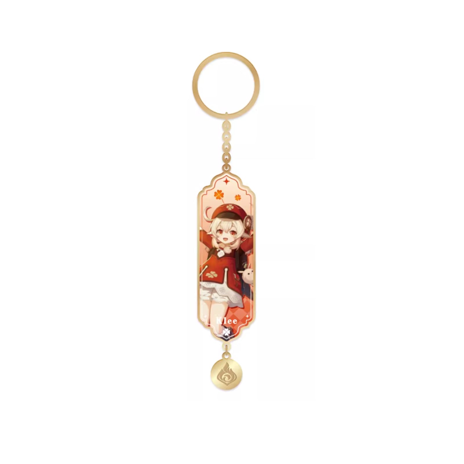 Genshin Impact Klee character illustration metal epoxy keychain charm