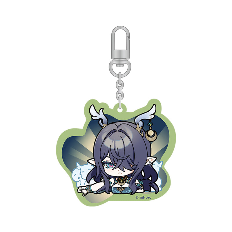 Genshin Lauma Q Version Expression Series acrylic keychain official merchandise chibi character charm