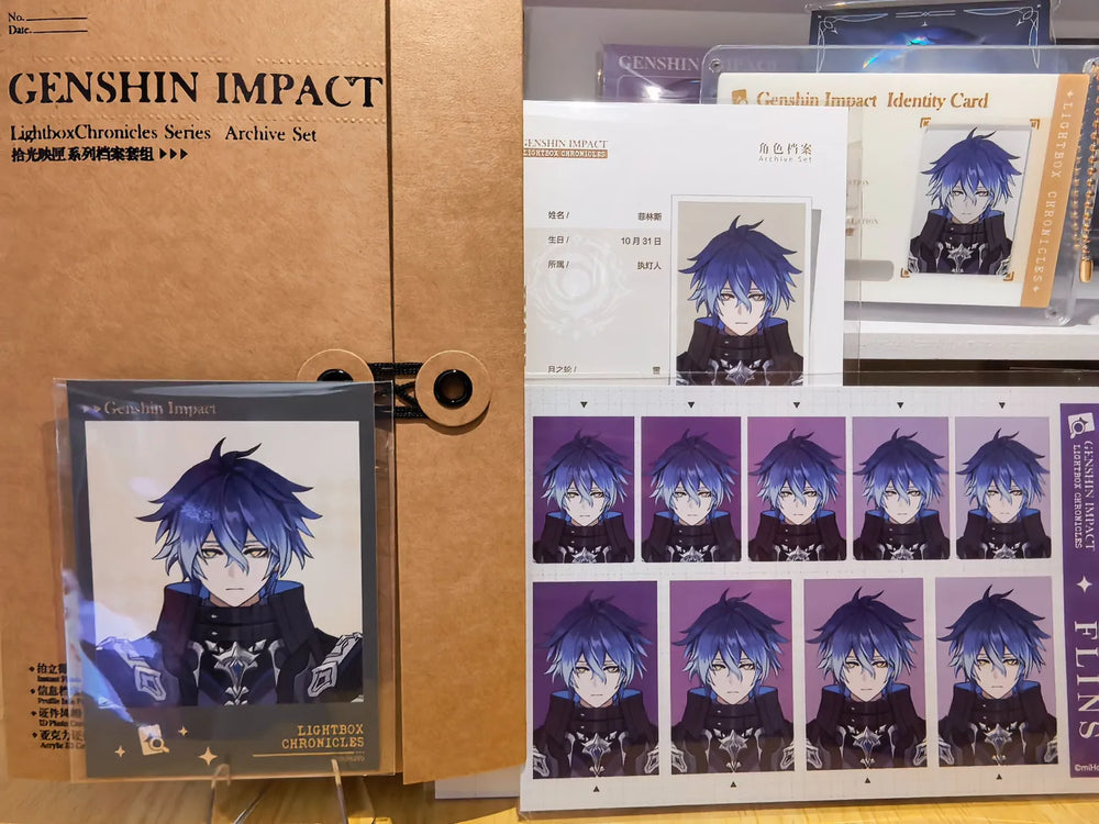 Genshin Impact Lightbox Chronicles Conjunto de Arquivo
