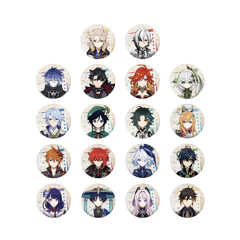 Genshin Impact Lightbox Chronicles Series Character Badge Collection