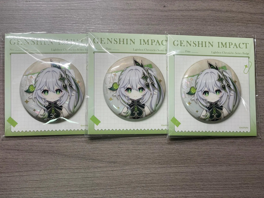 Genshin Impact Lightbox Chronicles Insignia de Personaje