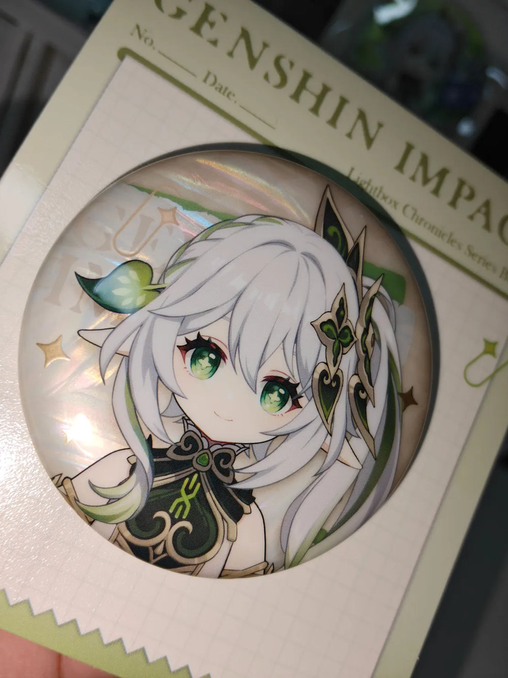Genshin Impact Lightbox Chronicles Insignia de Personaje