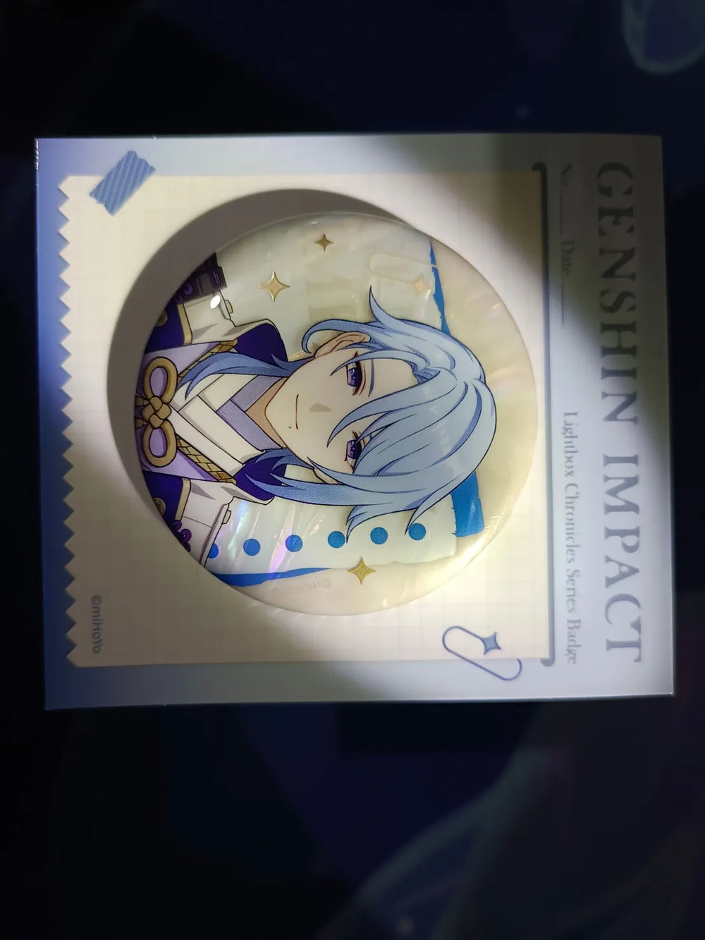 Genshin Impact Lightbox Chronicles Insignia de Personaje