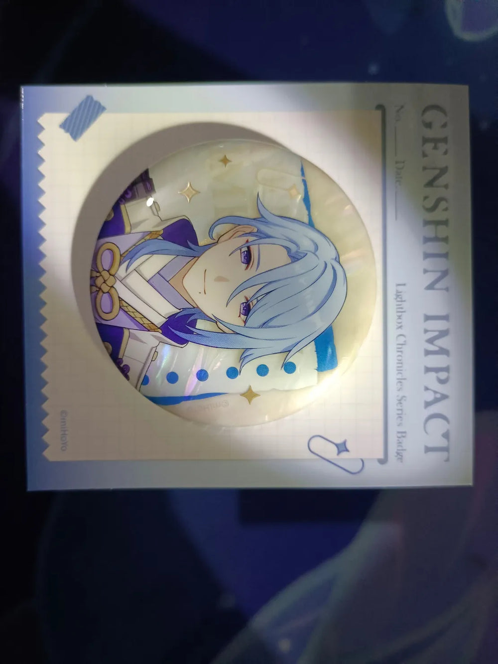 Genshin Impact Lightbox Chronicles Insignia de Personaje