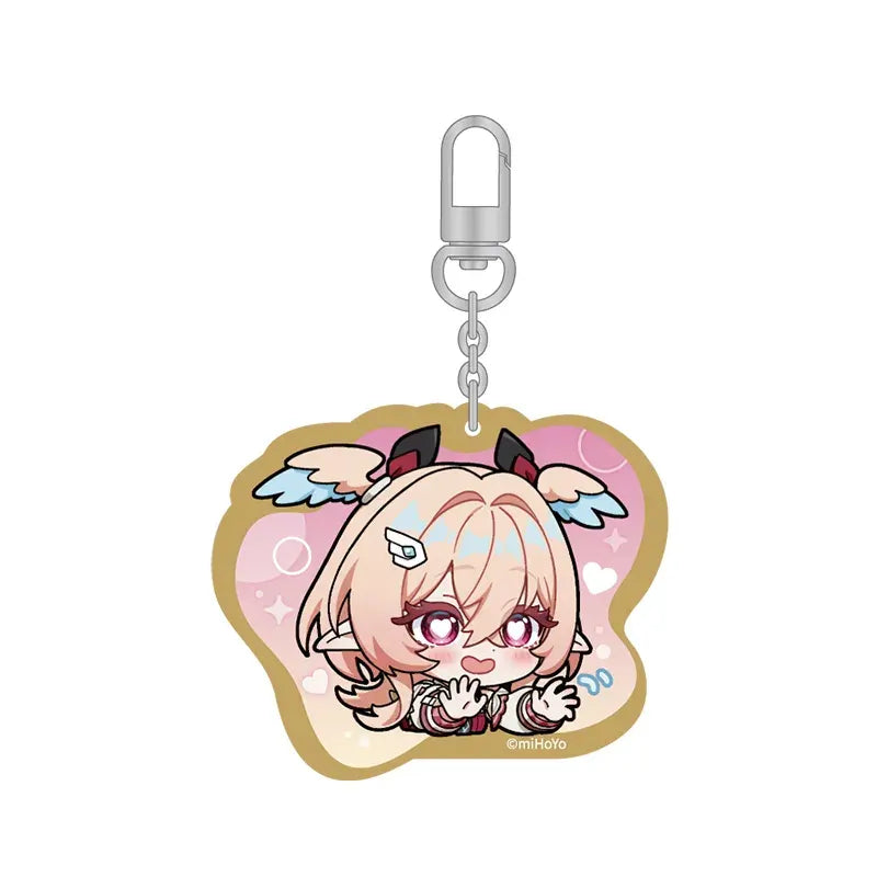 Genshin Impact Linnea Q-Version Expression Series acrylic keychain