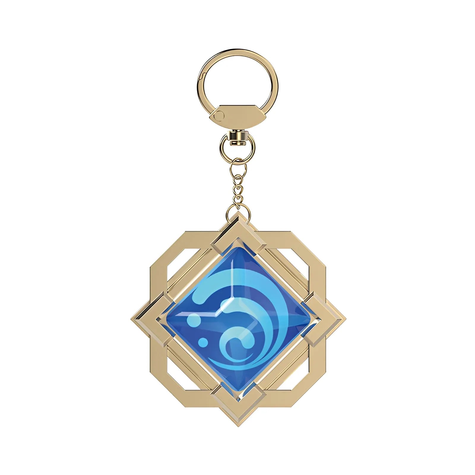 Genshin Impact Liyue Hydro vision keychain water element accessory