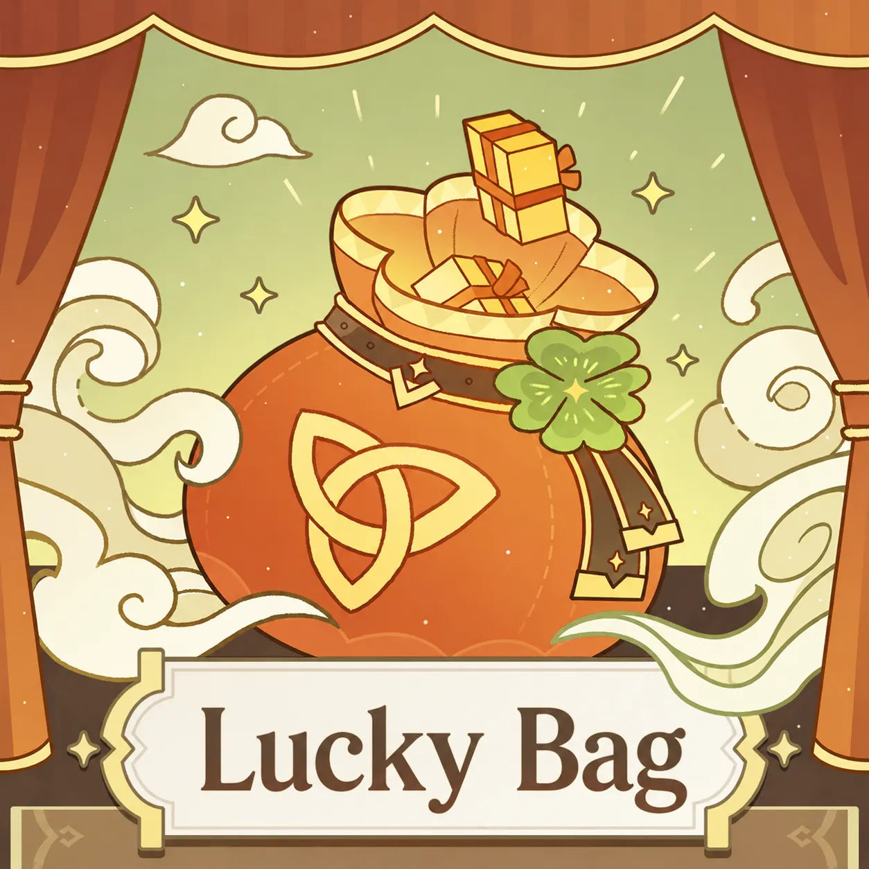 Lucky bag information and FES Series Aranara T-shirt options
