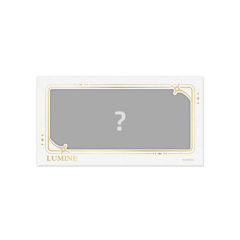 Genshin Impact Lumine paper photo card blind pack from The Untraveled Path Series collection
