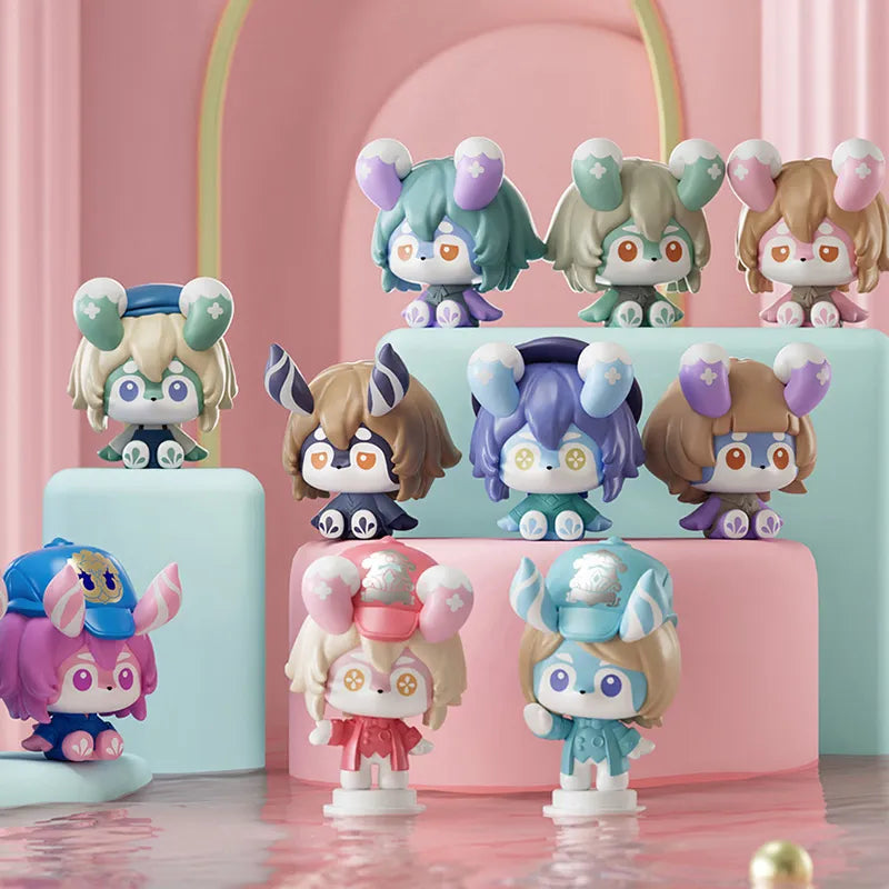 Genshin Impact Melusine mini figures featuring hidden variants and chibi collectible styling
