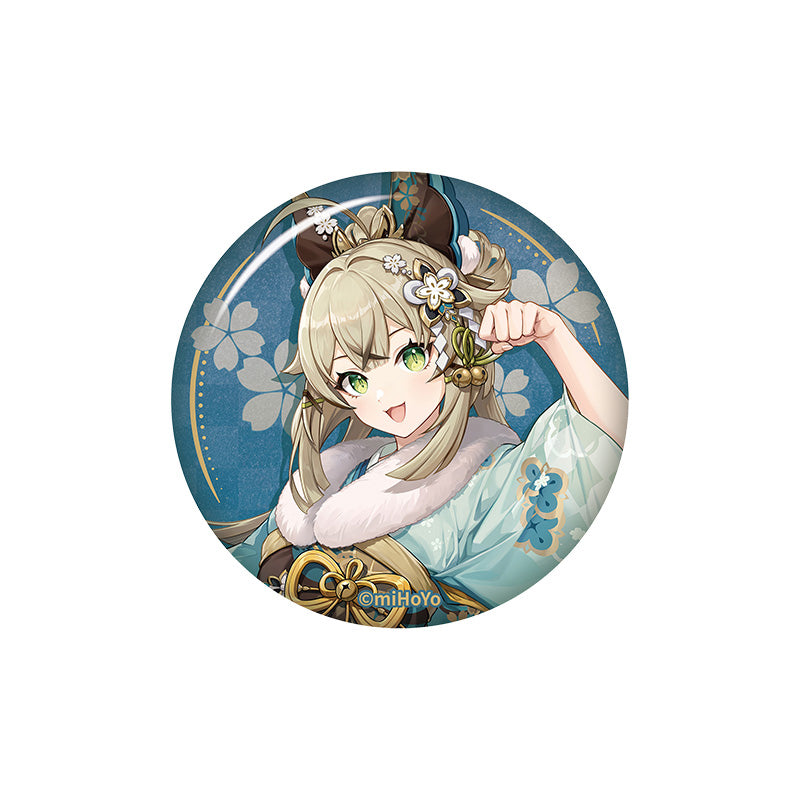 Genshin Impact Meow Express Series Kirara tinplate badge merchandise