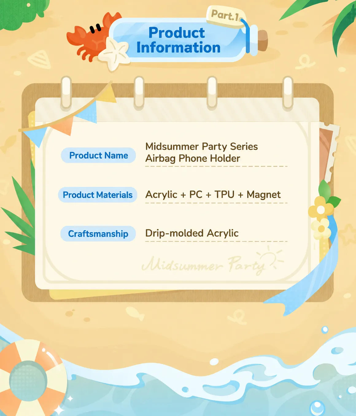 Yoimiya and Klee magnetic phone stands attached to smartphones