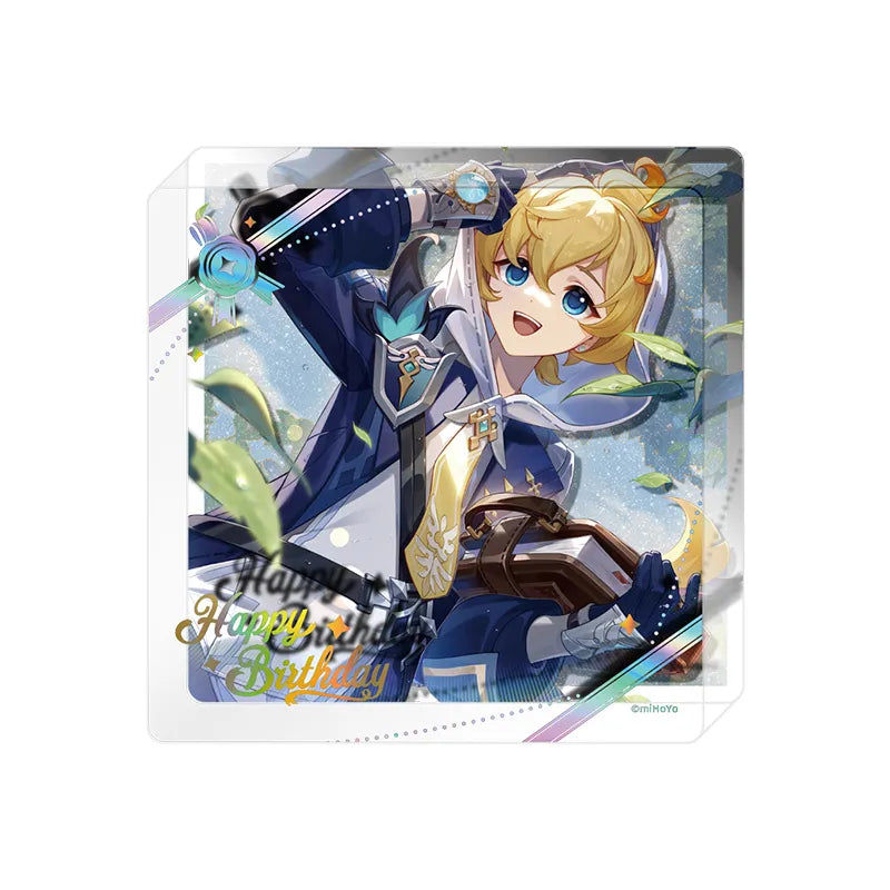Genshin Impact Mika Day of Destiny Series Character Acrylic Coaster