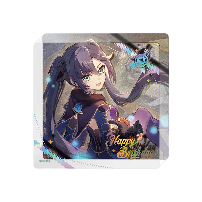 Genshin Impact Mona Day of Destiny Series Character Acrylic Coaster