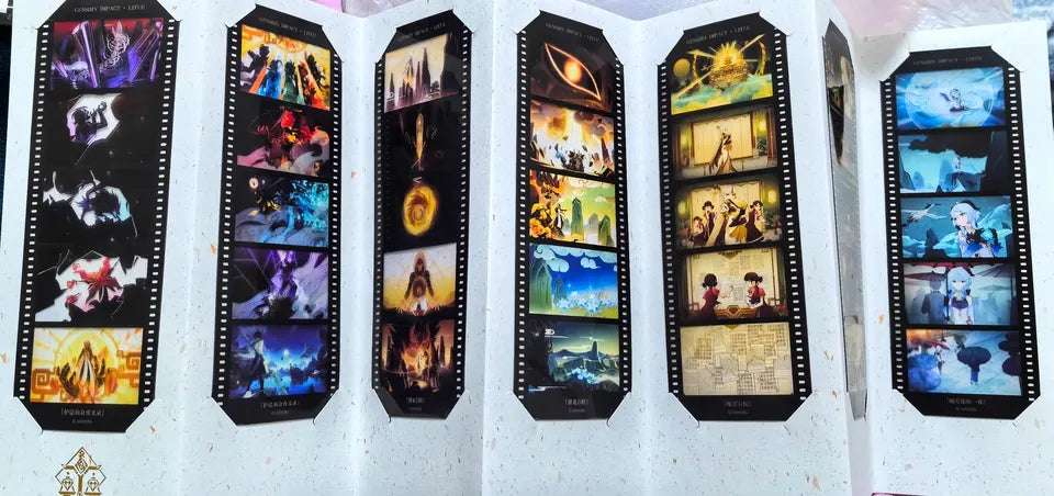 Genshin Impact Shadows of Dust Film Bookmark Set – Mondstadt & Liyue