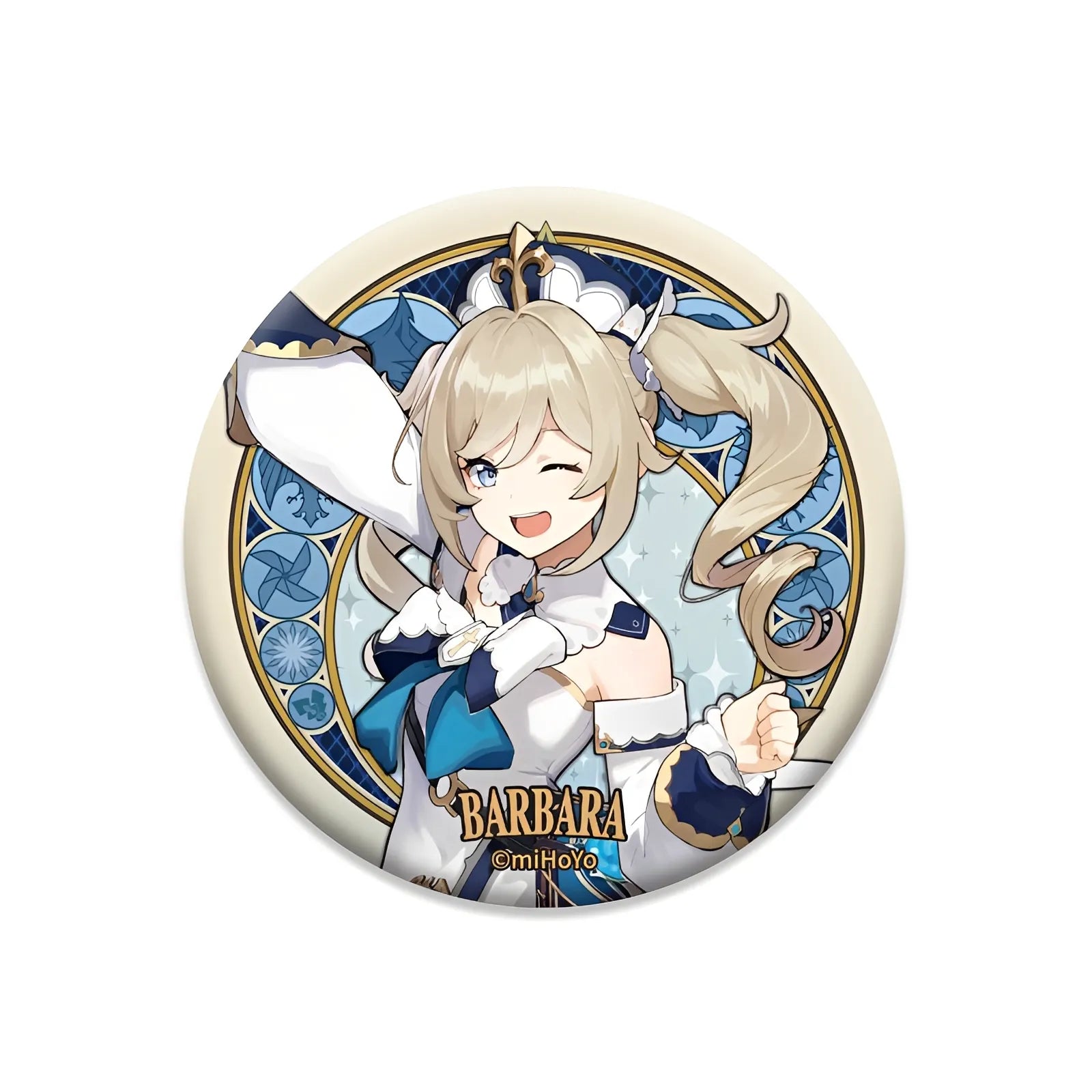 Genshin Impact Mondstadt Series Barbara character badge 75mm tinplate anime pin