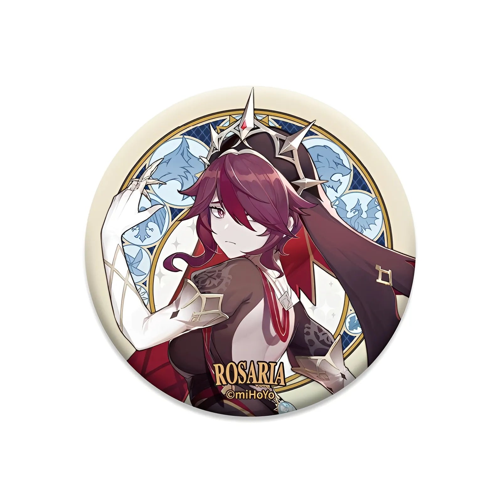 Genshin Impact Mondstadt Series Rosaria character badge 75mm tinplate anime pin