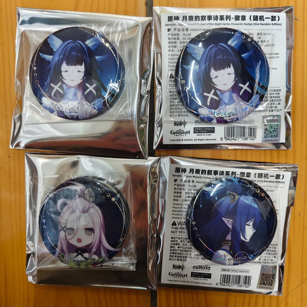 Blind Box de Bottons Moonlit Ballad of The Night de Genshin Impact