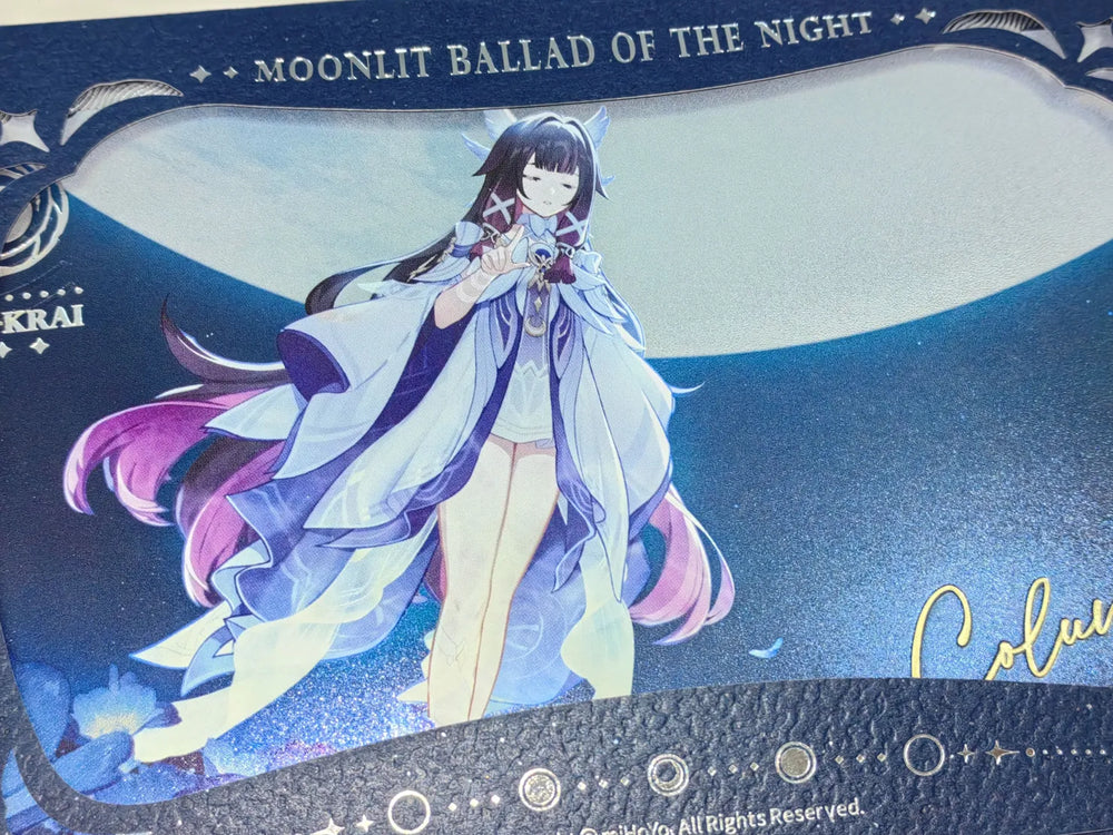Genshin Impact Moonlit Ballad of The Night Series Collectible Card Blind Box