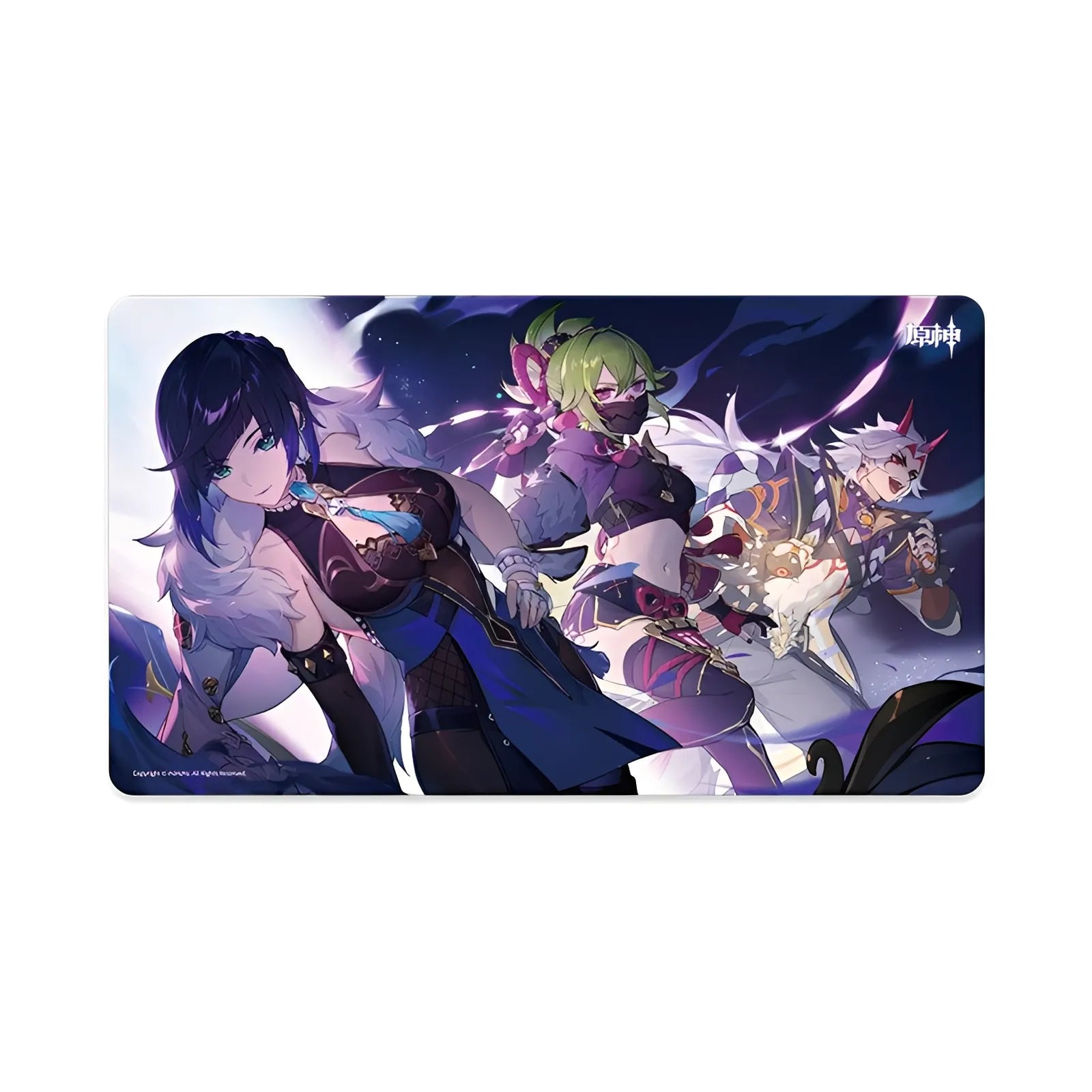 Genshin Impact 2nd Anniversary celebration artwork large gaming mouse pad desk mat