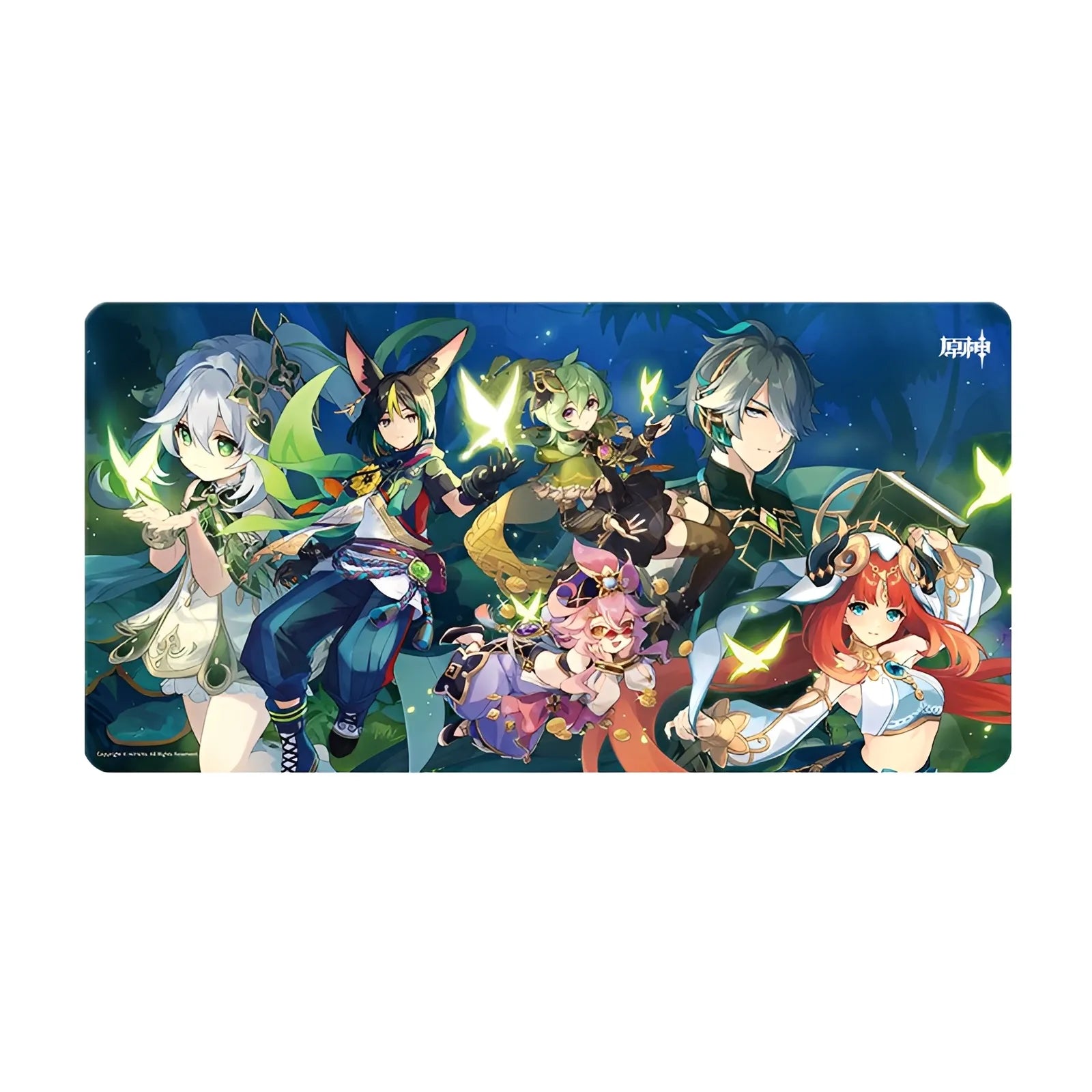 Genshin Impact Akasha Pulses event themed anime gaming mouse pad