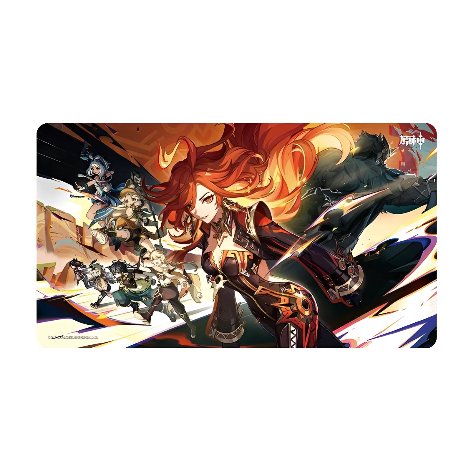 Genshin Impact Irodori Festival themed large desk mouse pad anime gaming desk mat