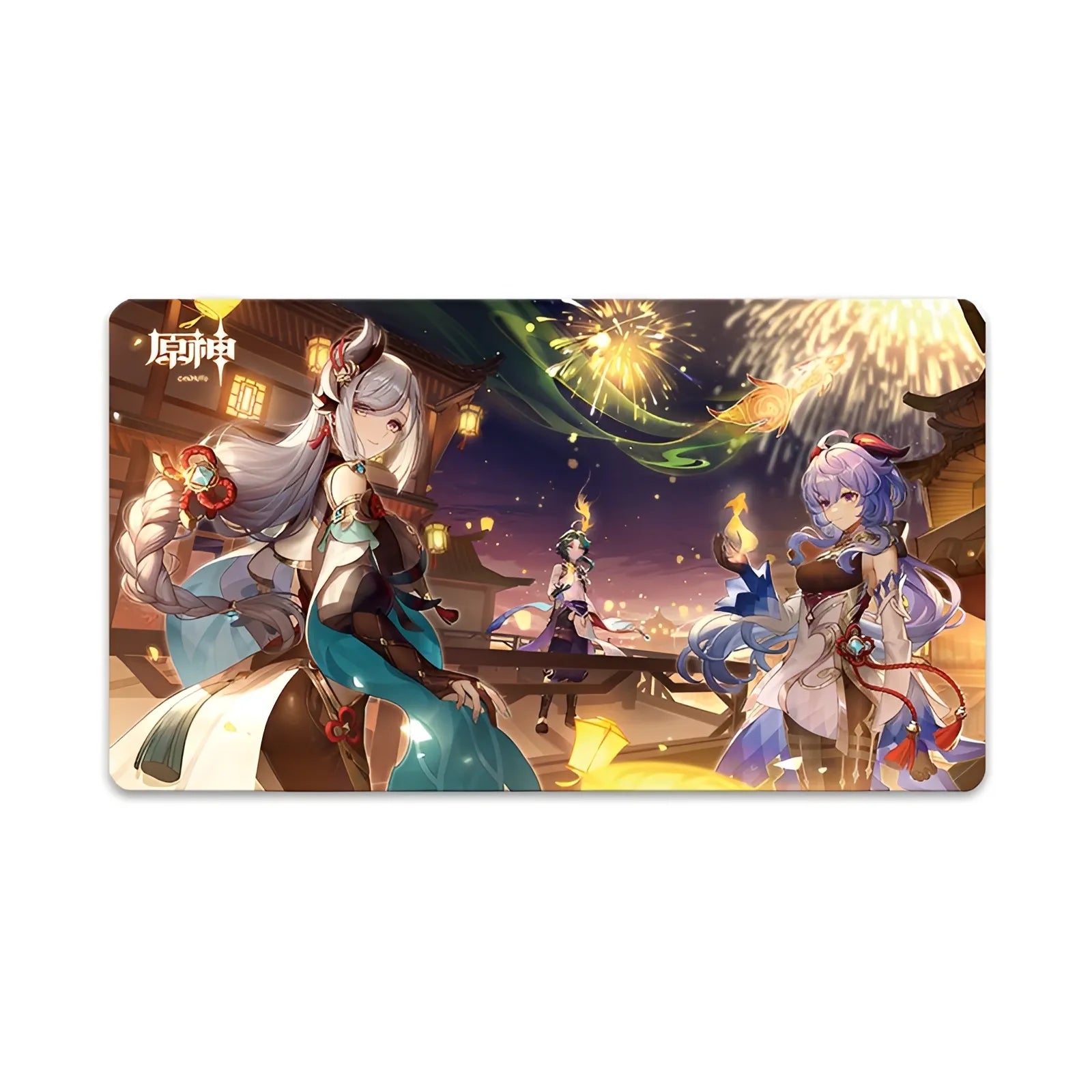 Genshin Impact Oni Royale event themed anime desk mouse pad gaming mat