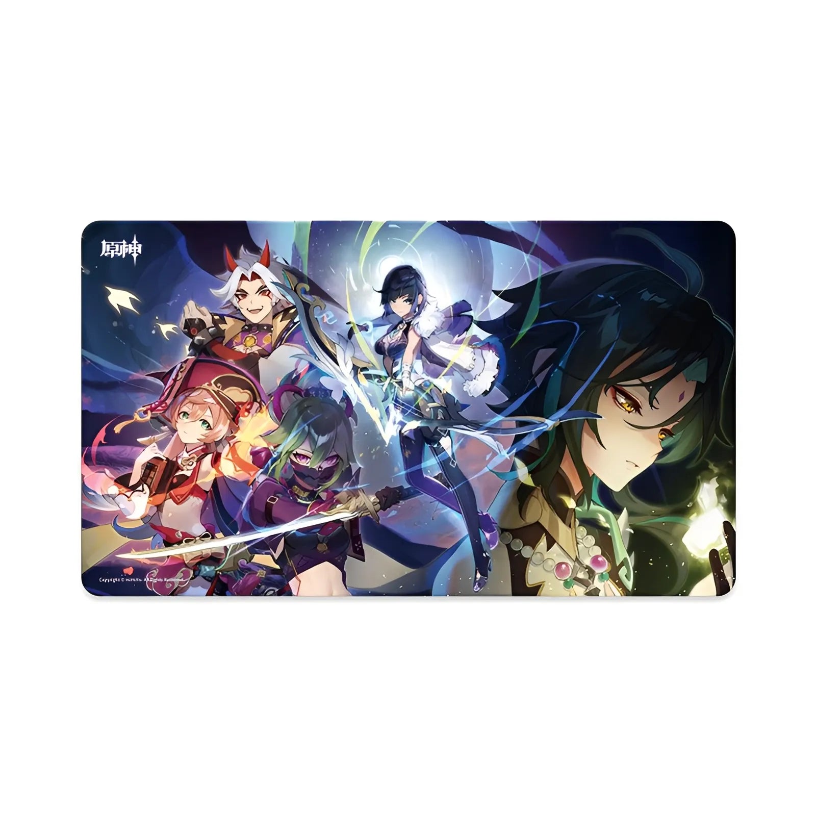 Genshin Impact Radiance of Destiny themed anime gaming mouse pad large desk mat