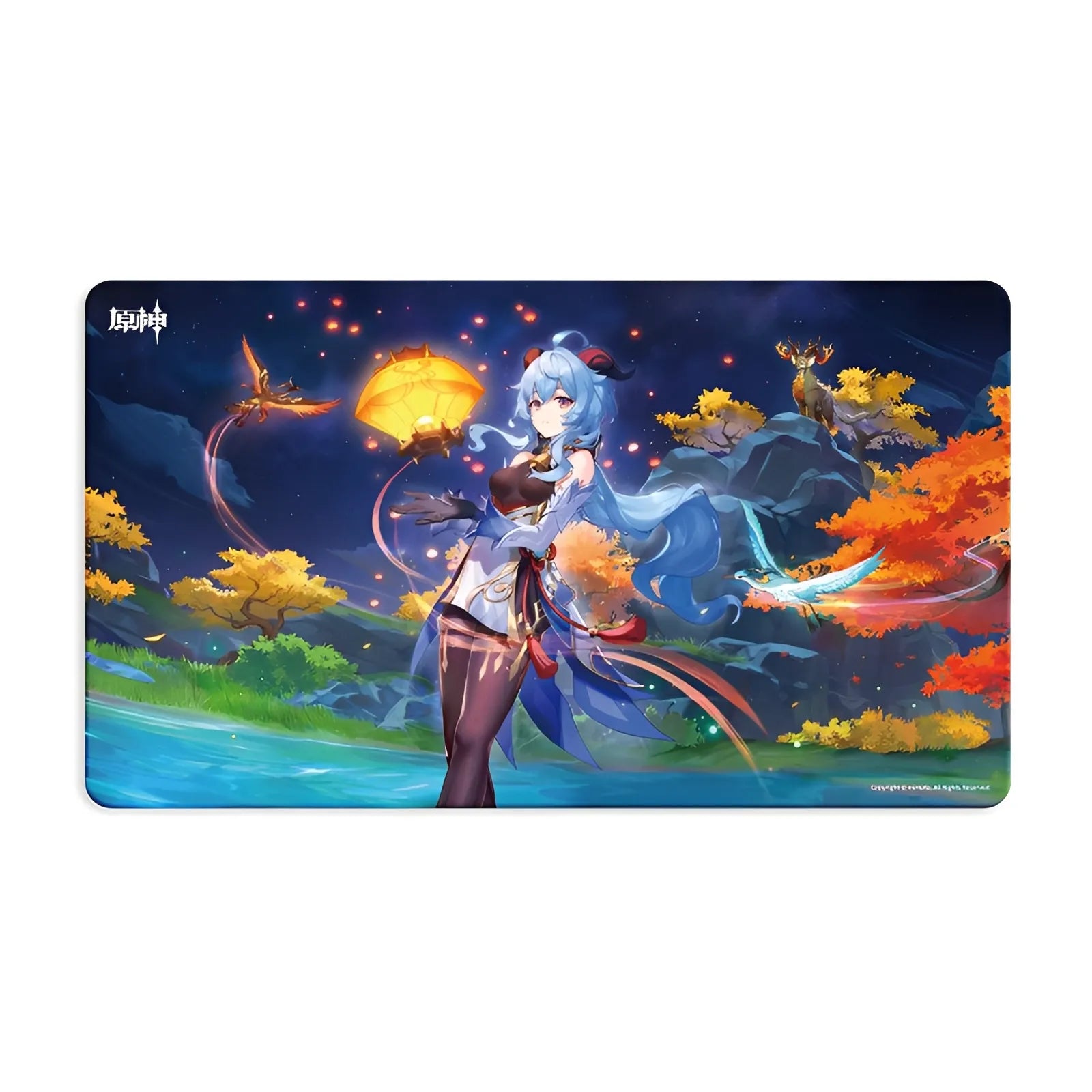 Genshin Impact Summer Paradise event themed anime desk gaming mouse pad