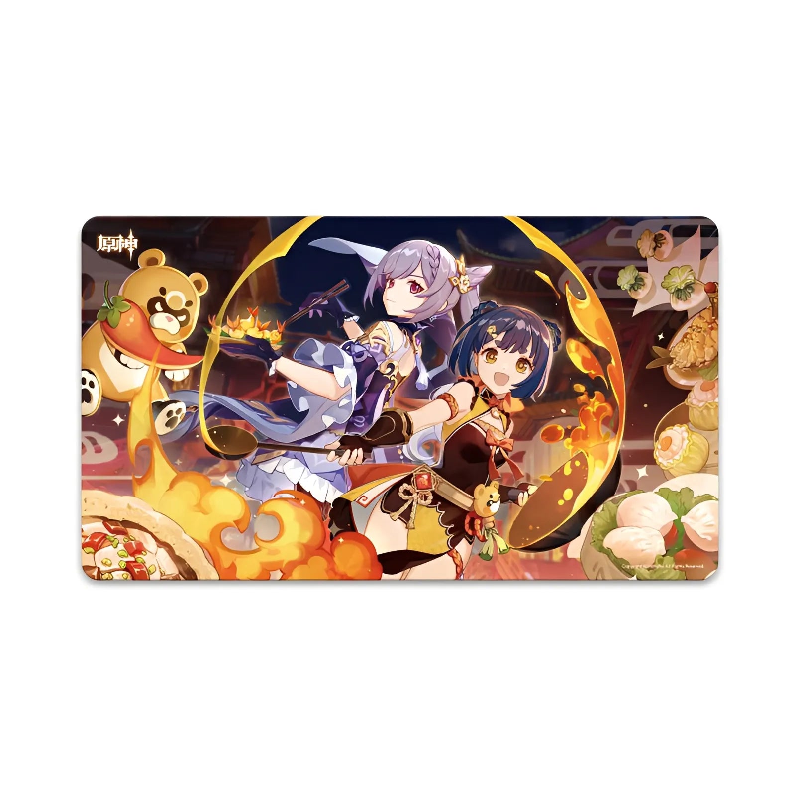 Genshin Impact Summertime Fantasia event themed anime desk mouse pad gaming mat