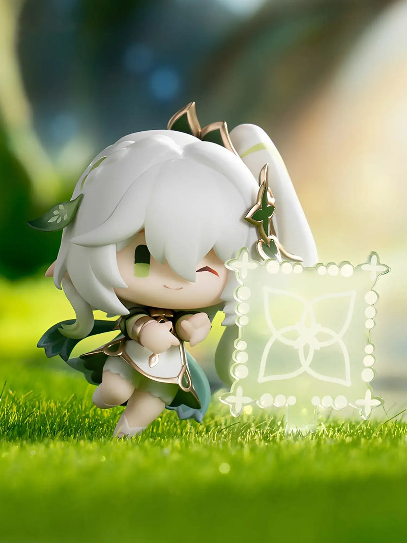 Genshin Impact Nahida Battlefield Heroes blind box chibi figure with elegant Sumeru themed details