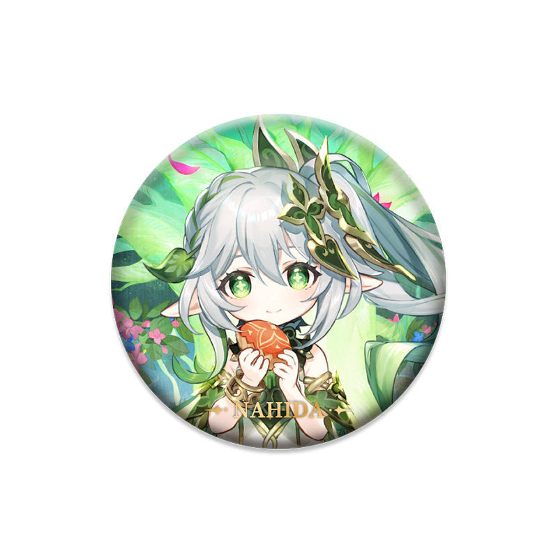 Genshin Impact Nahida character badge anime collectible pin