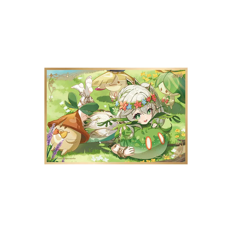 Nahida Physic of Purity figure bonus items on a white background