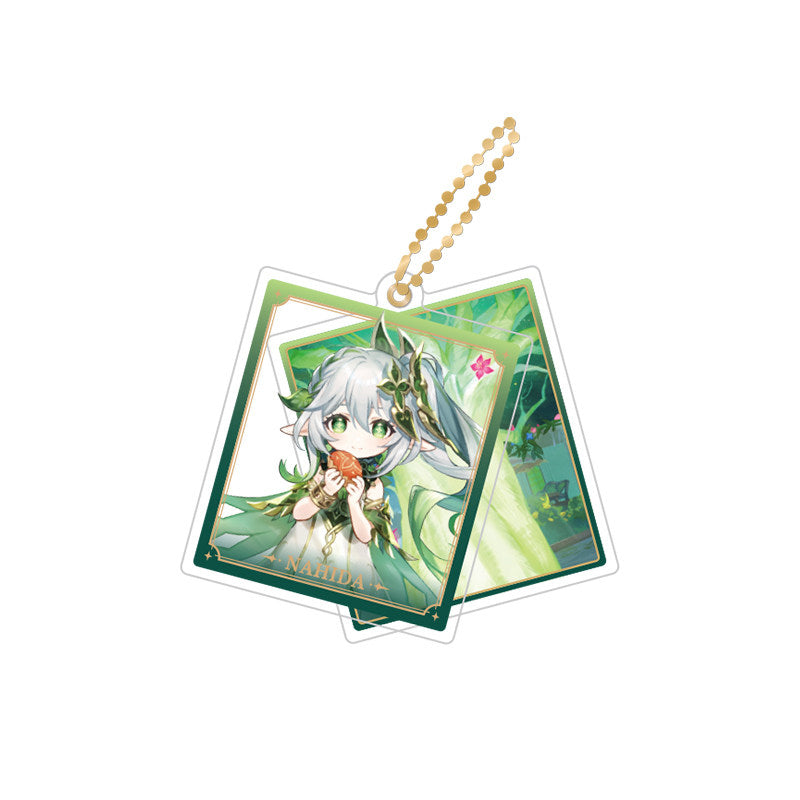 Genshin Impact Nahida rotating double-sided acrylic keychain