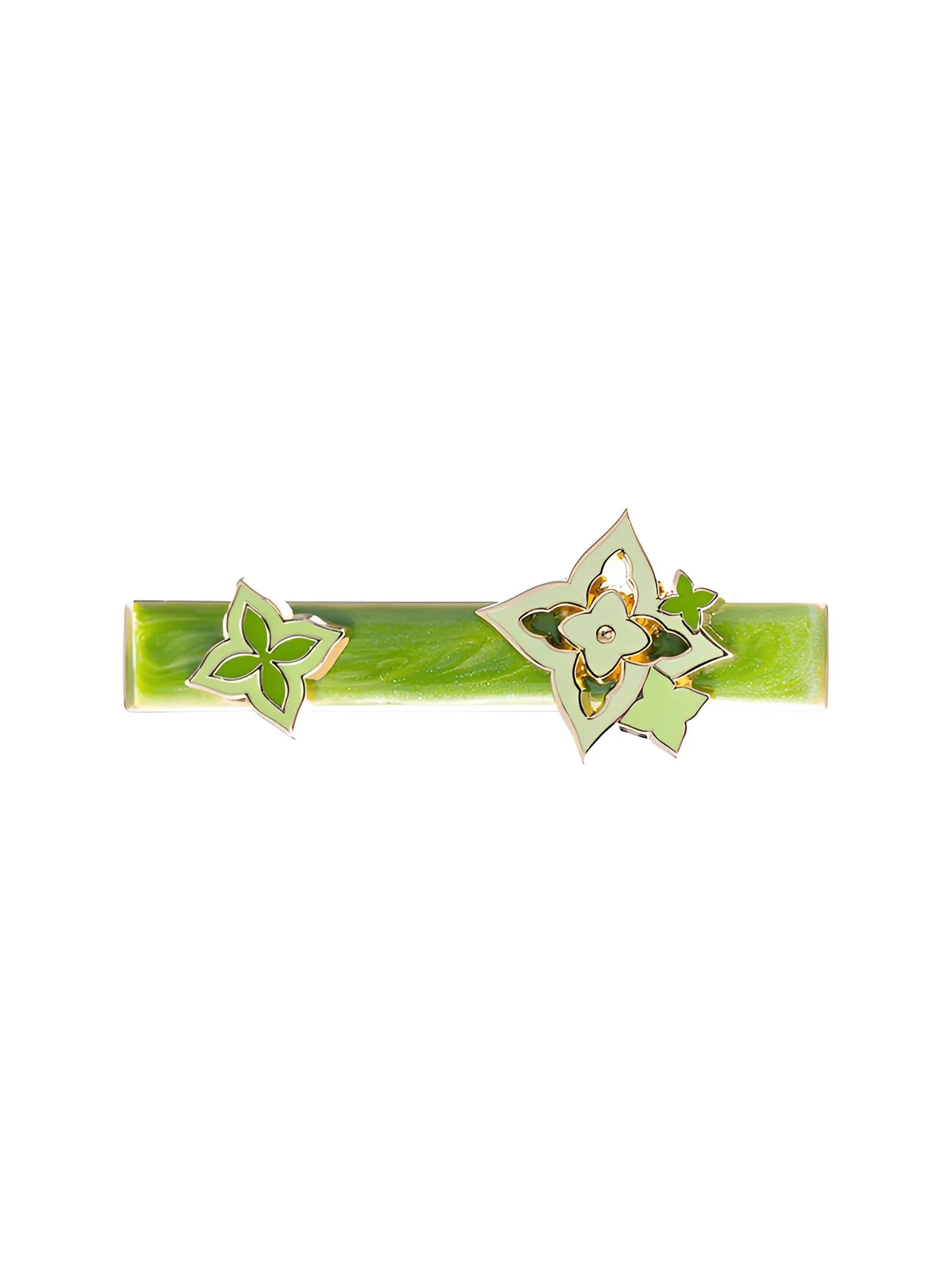 Genshin Impact Nahida themed hair clip front and back comparison