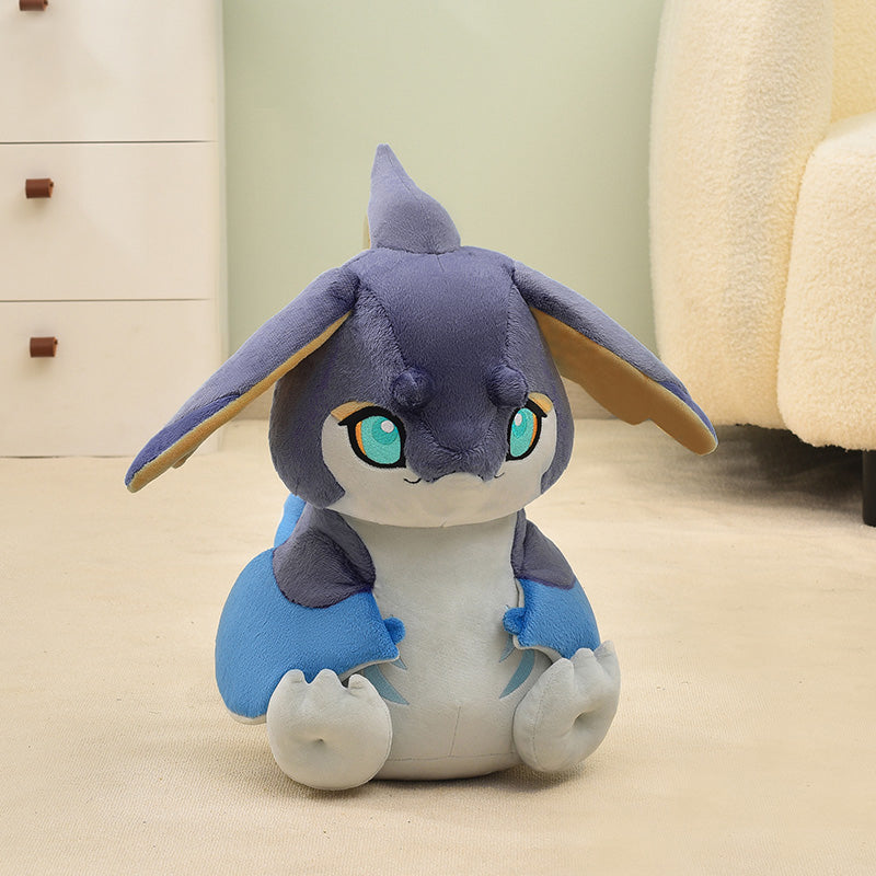 Genshin Natlan Baby Saurian plush toys themed scene display
