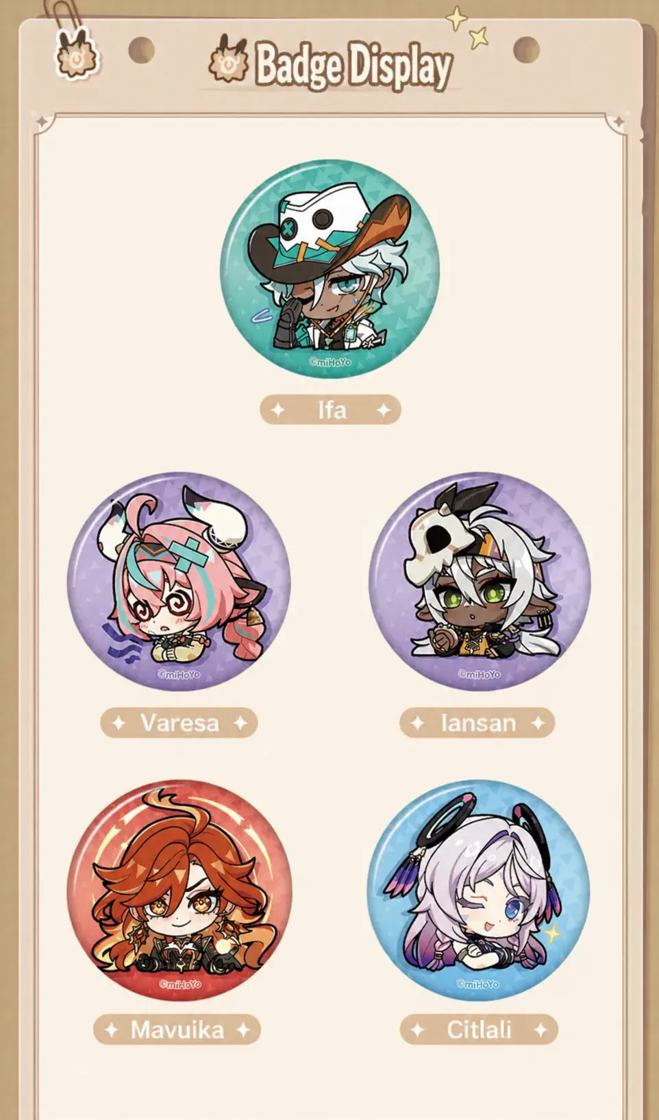 tinplate badge material with PET coating smooth glossy finish close view